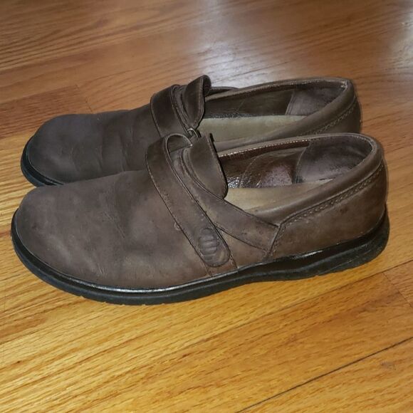 Teva Vermont Brown Leather Clogs - Picture 3 of 8